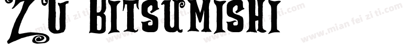 ZU Bitsumishi字体转换